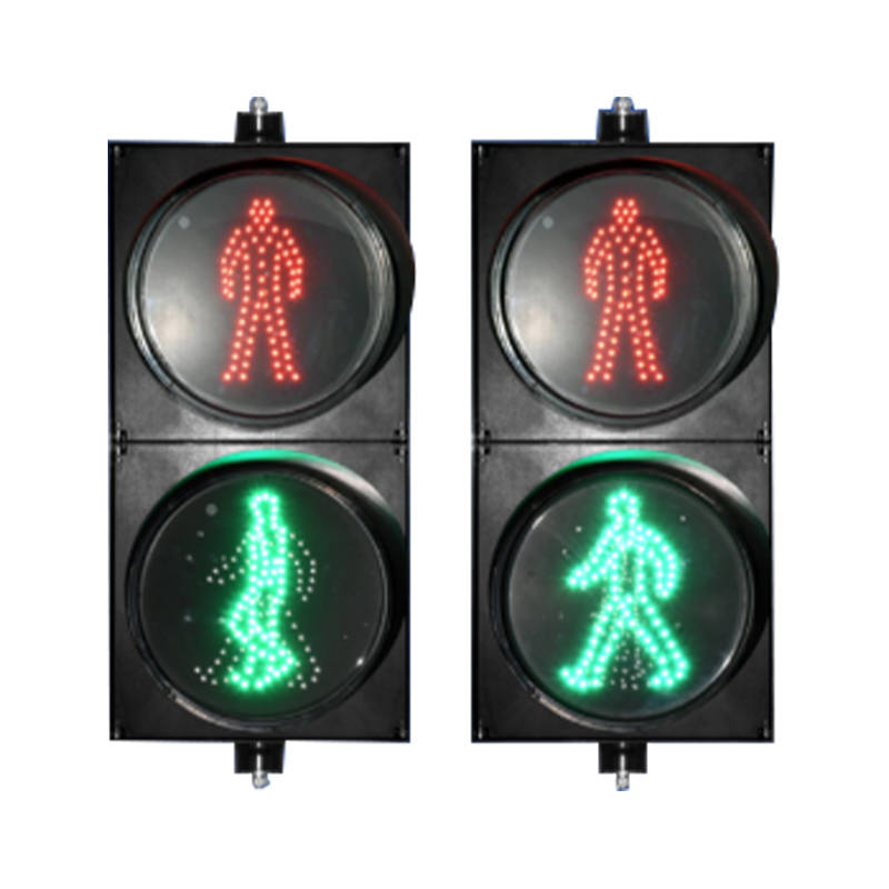 300mm Static Red Pedestrian and Dynamic Green Pedestrian Signal Light