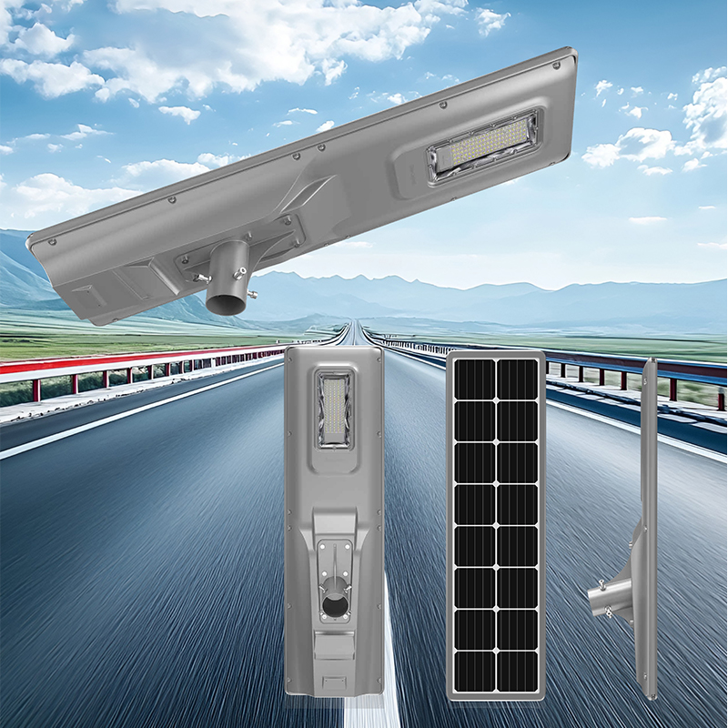 80W All-in-One Flat Panel Solar Street Light