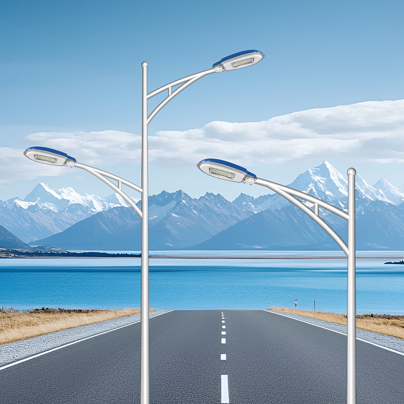 Curved Single/Double-Arm 40W-200W LED street light