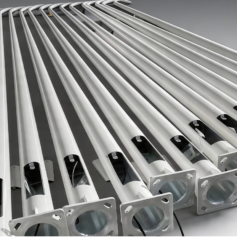 Hot dip galvanized single arm light pole