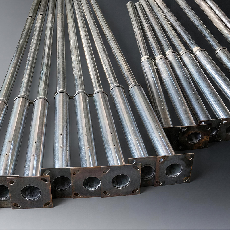 Welding outdoor street light pole